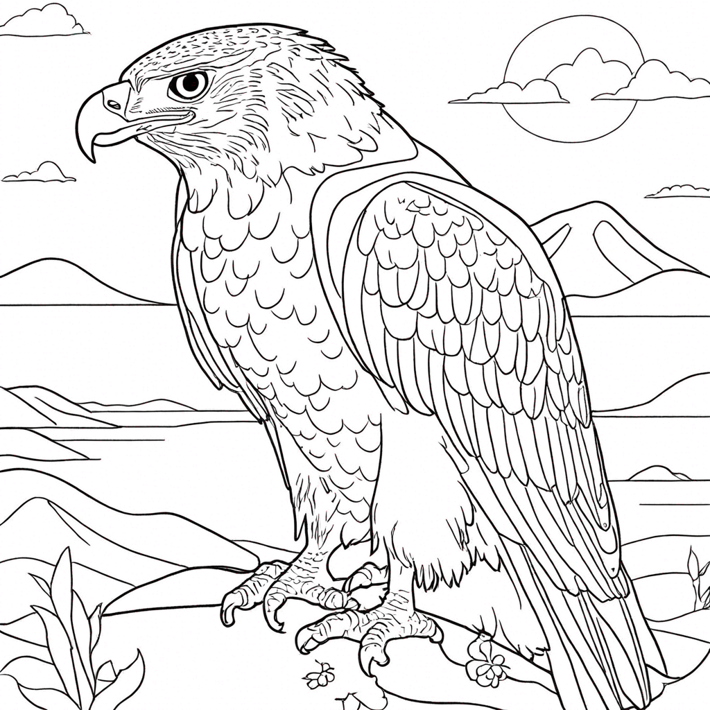 bird Coloring Page