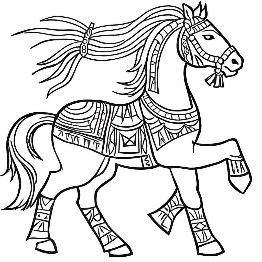 horse Coloring Page