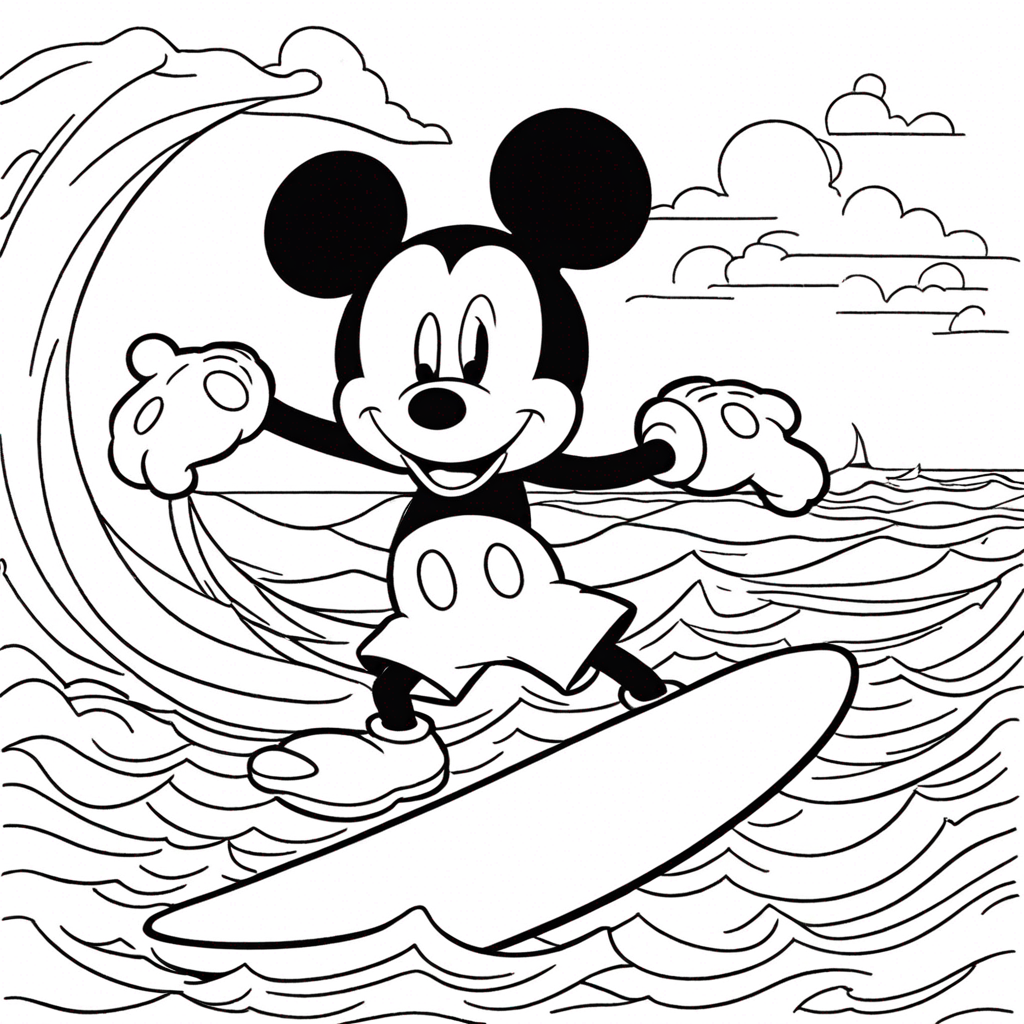 mickey mouse Coloring Page