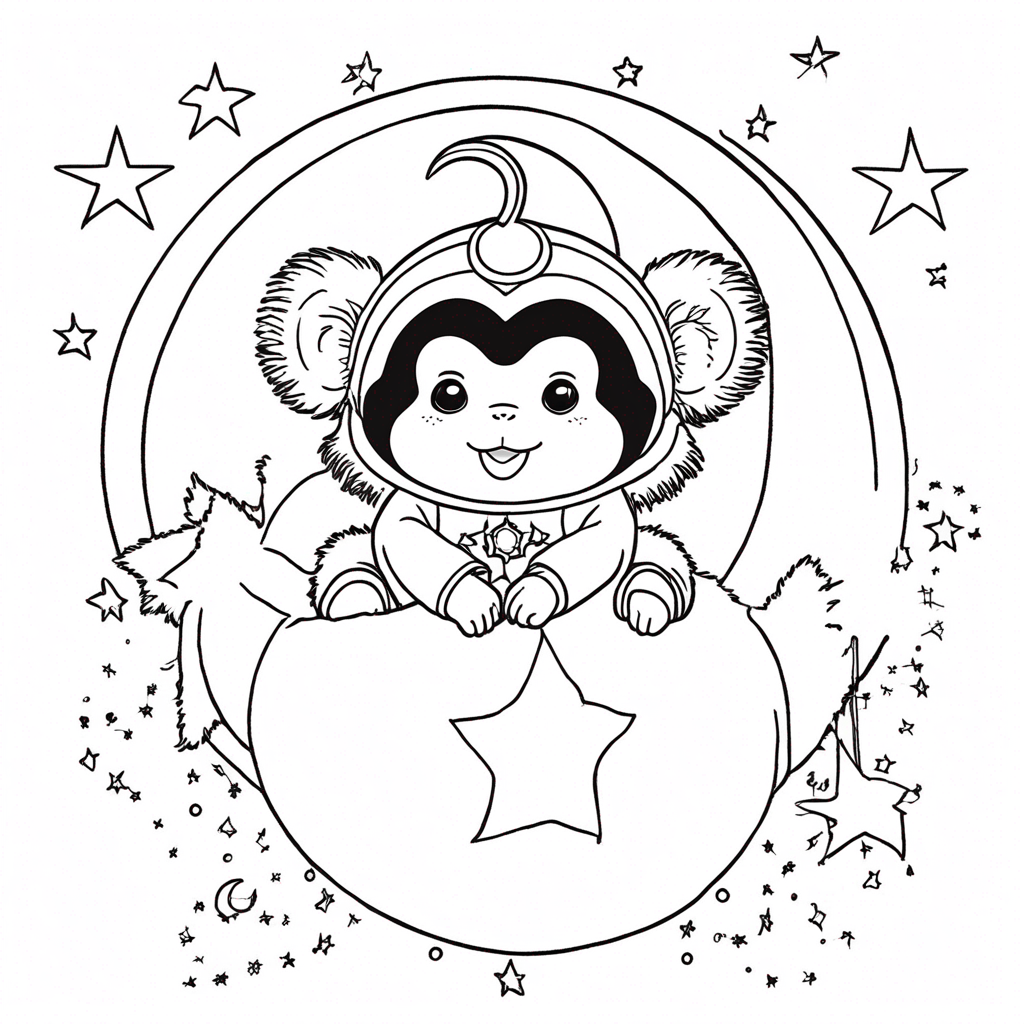 monchhichi Coloring Page